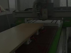 Wood plastic door lock engraving machine