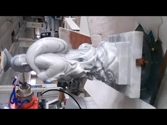 Stone building railing bas-relief wood carving