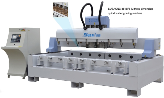 주문 동상 제작 3차원 CNC 기계 3d 조각 8 머리 online manufacture