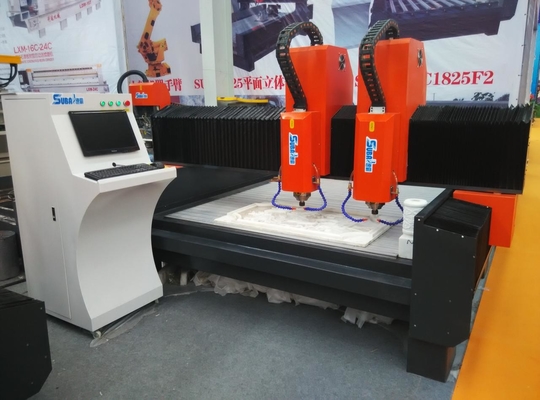 comprar 1325 Máquina de tallado de piedra de doble huso plano de alta precisión online manufacture