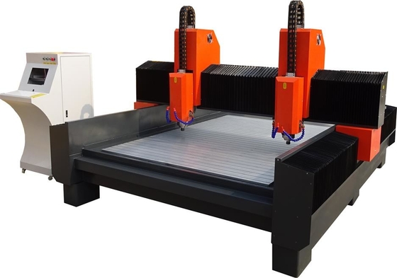comprar 1825 Máquina de grabado de piedra de doble huso plano CNC Router online manufacture