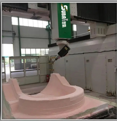 Máquina de tallado de moldes de madera de sustitución de fibra de vidrio 24000 rpm/min